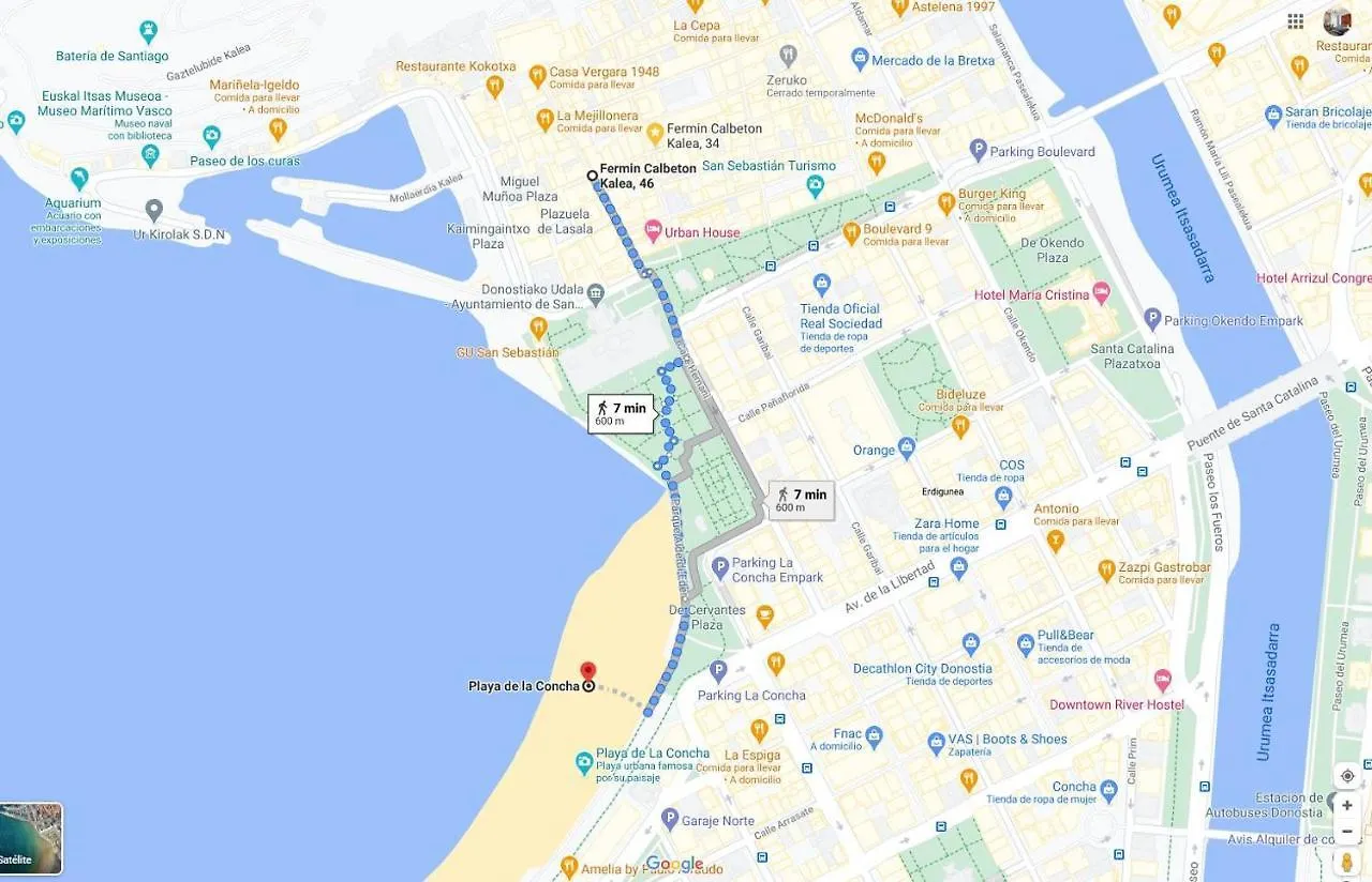 Apartamento Privado en el Corazón de la Parte Vieja San Sebastián 0*,